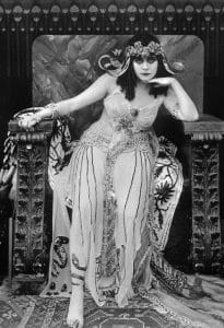 Theda Bara in the lost film Cleopatra (1917)